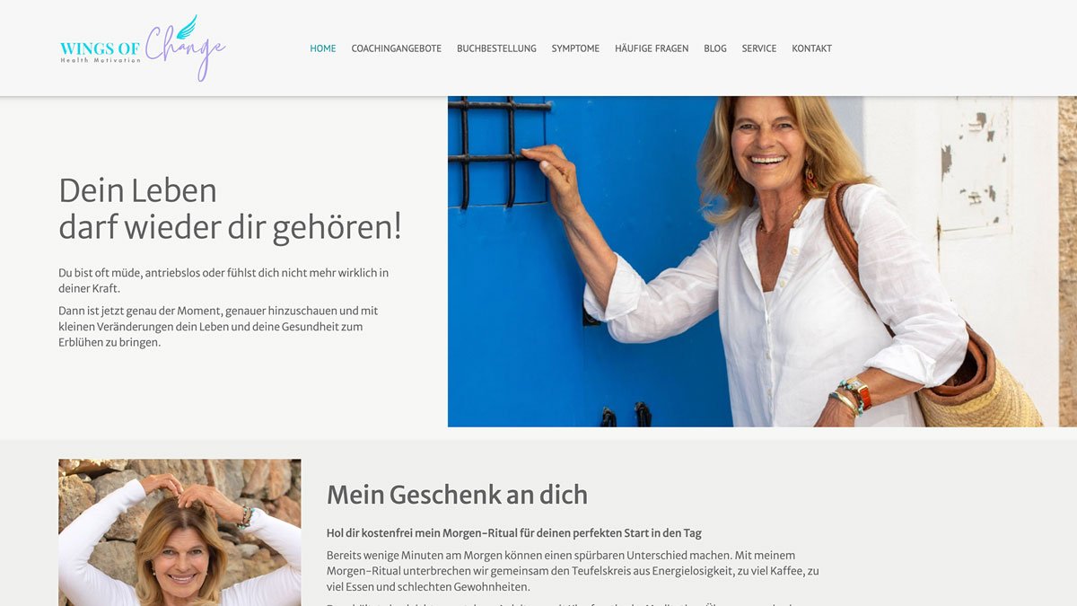 Screenshot Website Birgit Mennekes