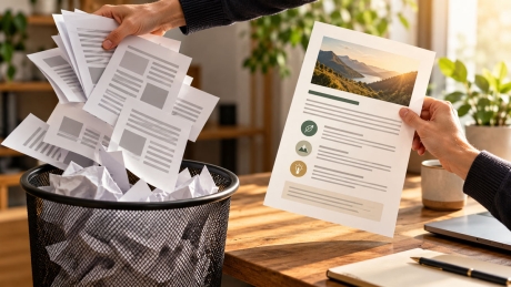 austauschbare KI-Artikel landen im Papierkorb