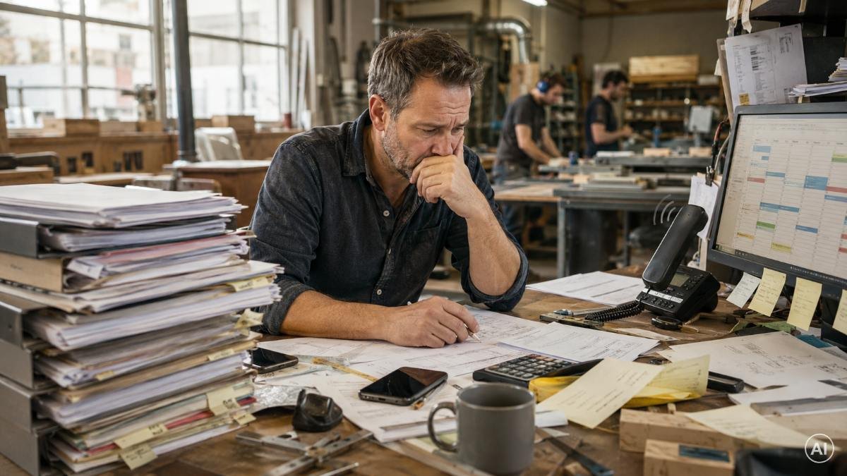 Handwerksmeister im Dauer-Stress