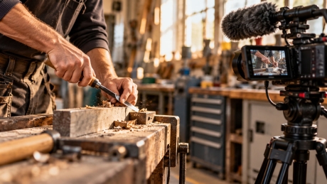 Drehtag in der Werkstatt