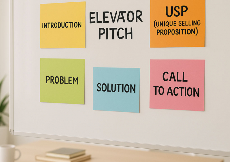 Elevator Pitch White Board