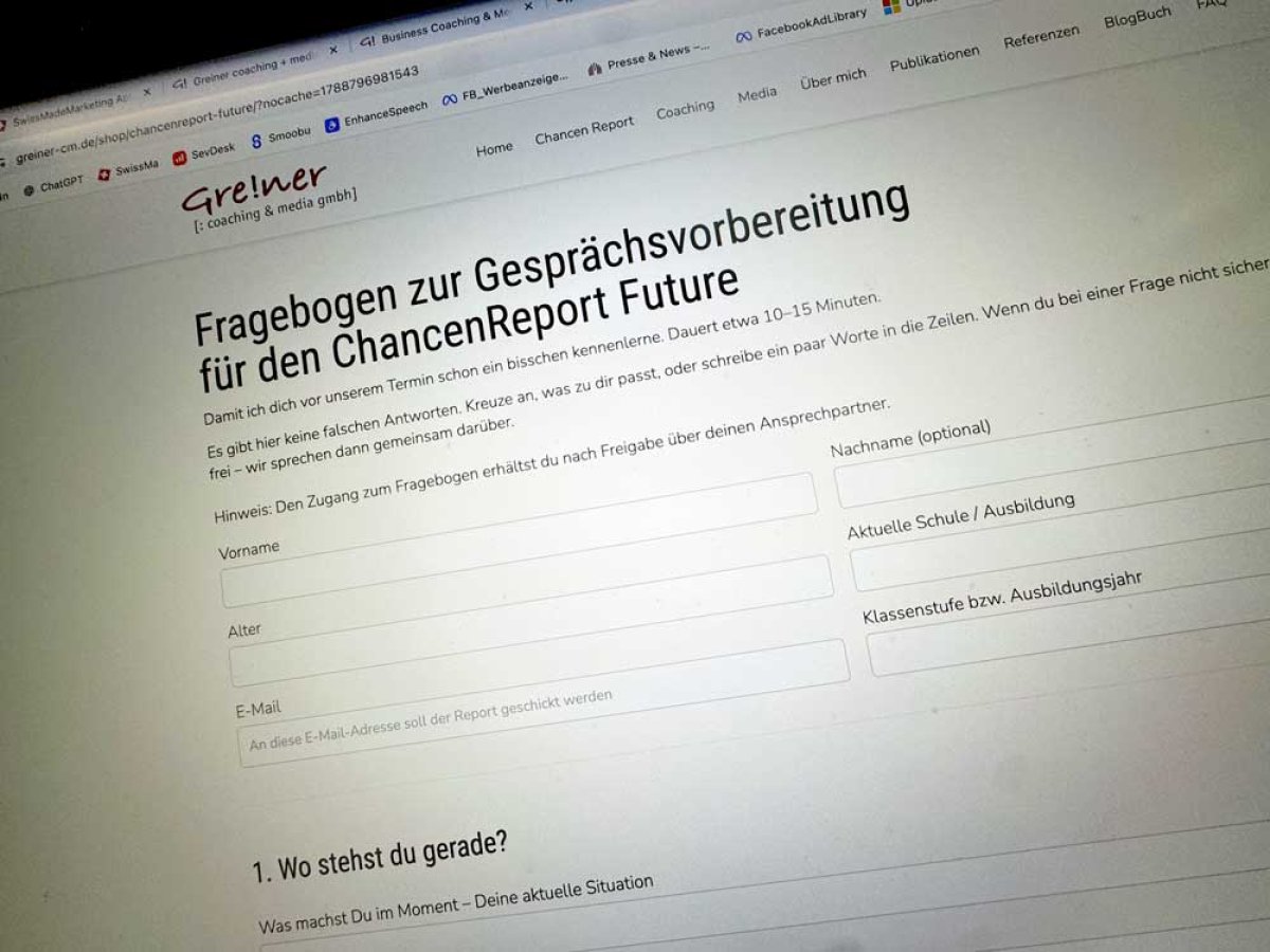 Ausgangslage und Fragestellung strukturiert erfassen