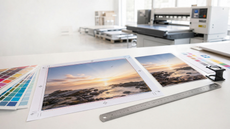 randabfallender druck